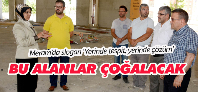 Meram’da kapalı pazar alanında sona gelindi