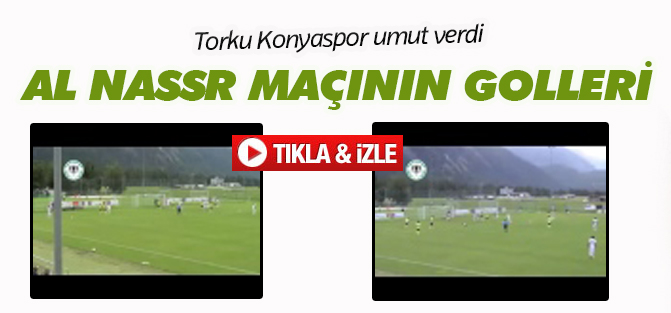 Torku Konyaspor umut verdi: İşte hazırlık maçı görüntüleri