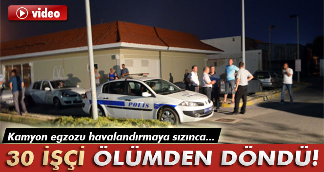 30 işçi gazdan zehirlendi!