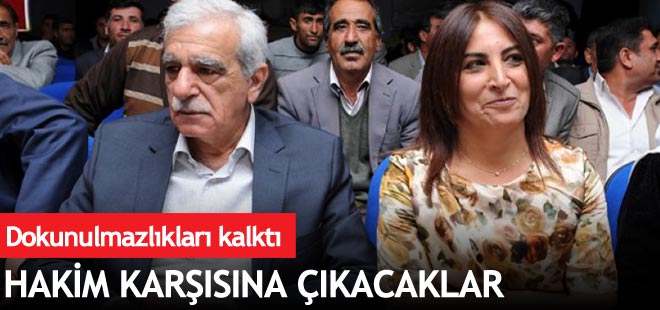 Dokunulmazlıkları kalktı: Hakim karşısına çıkacaklar