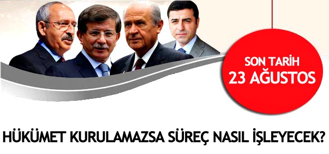 Hükümet için son tarih 23 Ağustos! Süreç nasıl işleyecek?