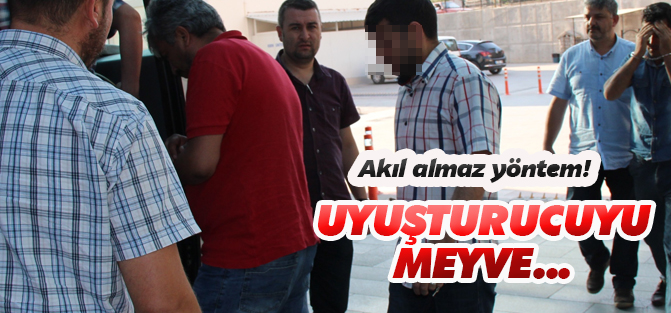 Meyve suyu kutularında uyuşturucu ticareti