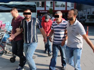 Uyuşturucu zanlıları adliyeye sevkedildi