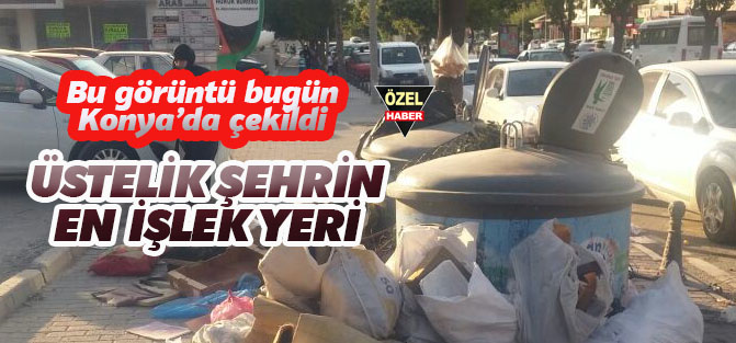 Bu görüntü Konya'ya yakışmıyor
