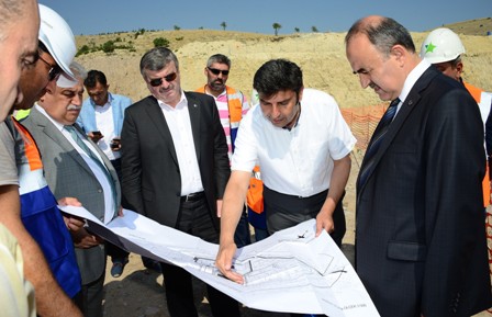 NEÜ Kampüs inşaatını incelediler