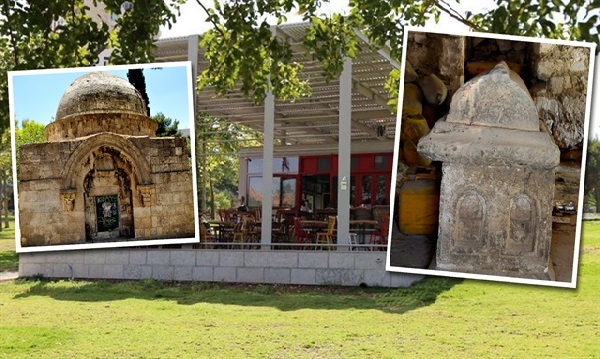 Sahabe kabirleri üzerinde içkili kafe