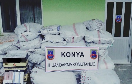 Kaçak ürünlere jandarma engeli