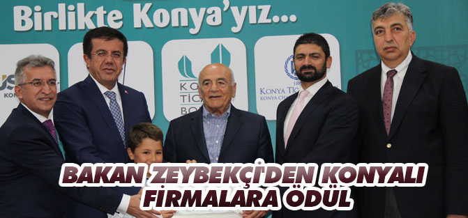 Bakan Zeybekçi’den firmalara ödül