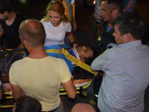 Karabük'te çaya düşen kişi kurtarıldı