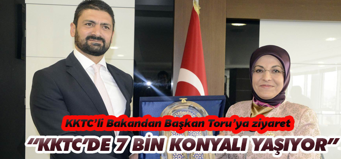 KKTC’li Bakandan Başkan Toru’ya ziyaret