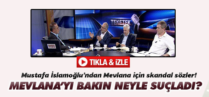 Canlı yayında Mevlana'ya 'Moğol İşbirlikçisi' dedi