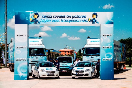 "Temiz Tuvalet Tırları"Konya'ya geldi