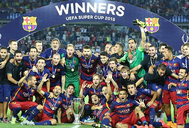 UEFA Süper Kupa şampiyonu Barcelona