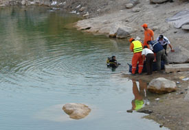 Baraja düşen çocuğun cesedi bulundu