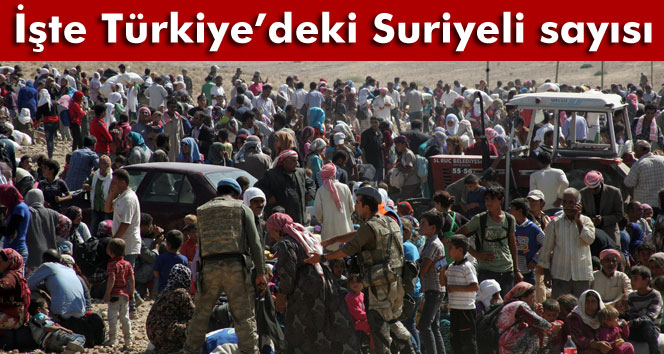 İşte Türkiye'deki Suriyeli sayısı