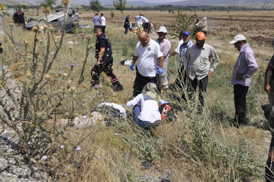 Konya'da trafik kazası: 1ölü 5 yaralı
