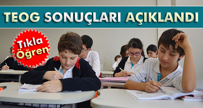 TEOG sonuçları açıklandı!