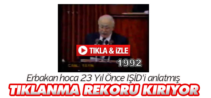 Erbakan hoca 23 Yıl Önce IŞİD'i anlatmış