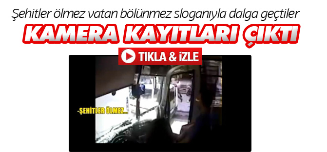 Şehitler ölmez vatan bölünmez sloganıyla dalga geçtiler