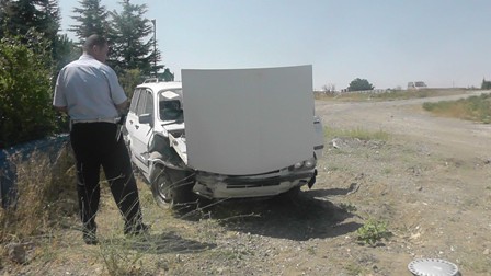 Kulu’da trafik kazası: 1 yaralı