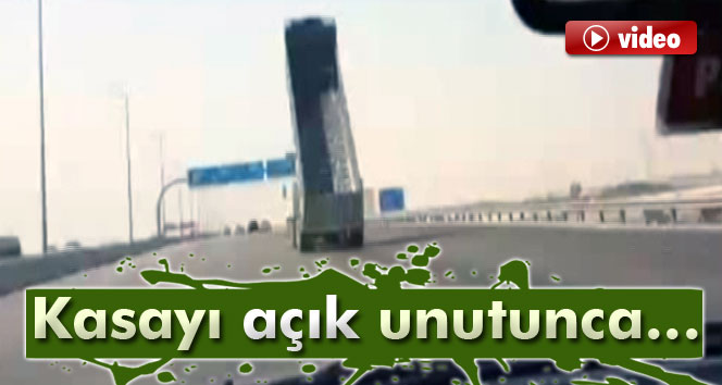 Sürücü kasayı açık unutursa…