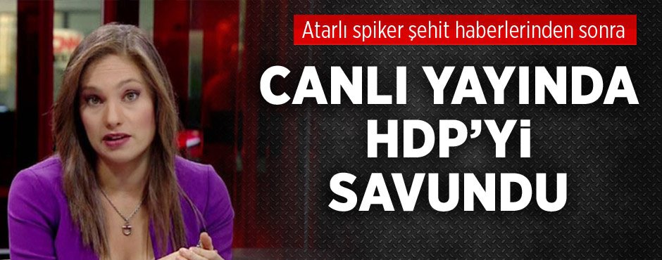 Nevşin Mengü 8 Şehit Haberinden Sonra HDP'yi Savundu