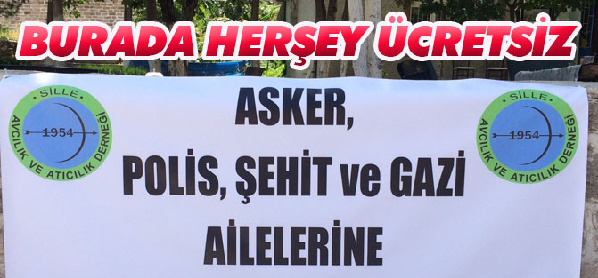 Bu kafeteryada içecekler ücretsiz