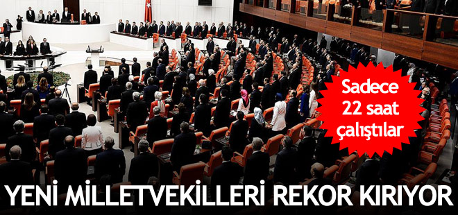 Bu dönem milletvekilleri tarihe geçecek!
