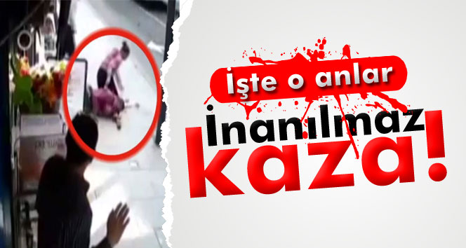 İnanılmaz kaza kamerada