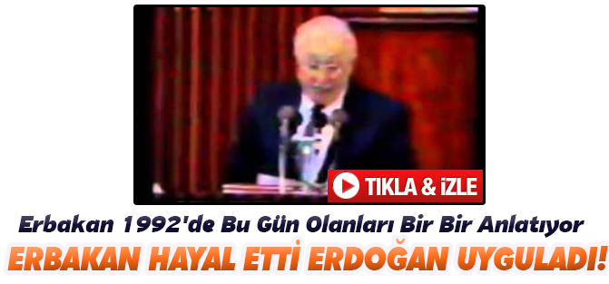 Necmettin Erbakan 1992'de Bu Gün Olanları Bir Bir Anlatıyor