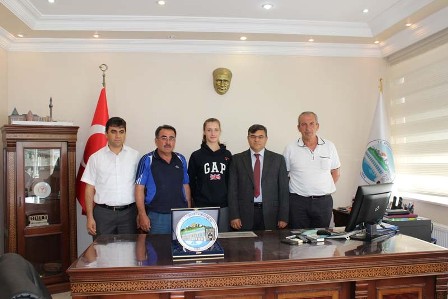 Türkiye şampiyonu tekvandocu altınla ödüllendirildi