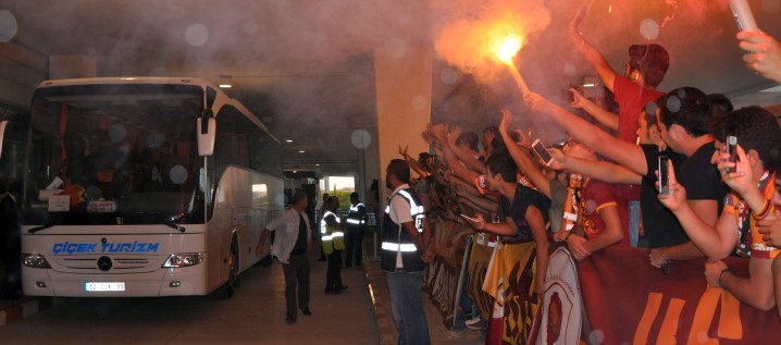 GALATASARAY KAFİLESİ, KONYA'YA GELDİ