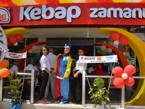 Kebap Zamanı ilk şubesini  açtı