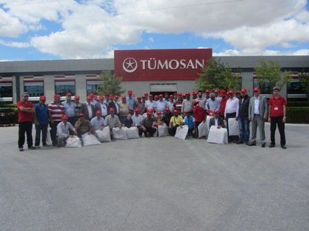 TÜMOSAN Çiftçileri Konya’daki fabrikasında ağırladı