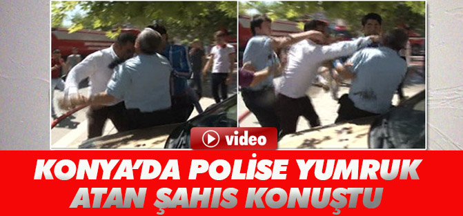 Polise kafa atan şahıs serbest bırakıldı