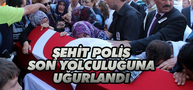 Konyalı şehit polis memuru son yolculuğuna uğurlandı