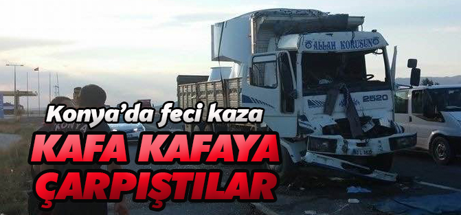 Konya'da trafik kazası: 1 yaralı