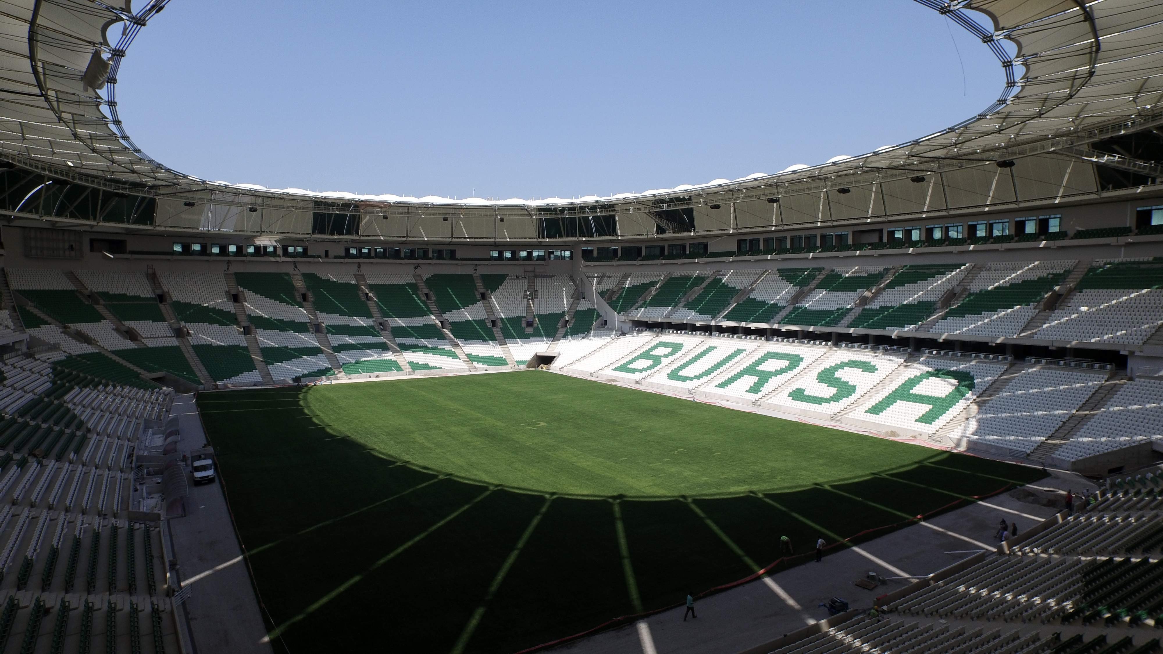 Bursaspor-Trabzonspor maçı yeni statta