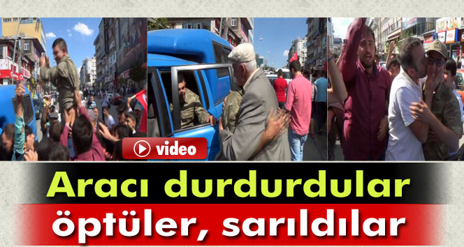Erzurumlular askerleri bağırlarına bastı