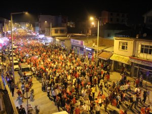 Konya ilçelerinde terör saldırılarına yönelik tepkiler