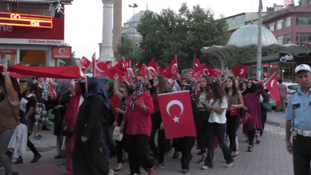 Beyşehir’de terör olayları lanetlendi