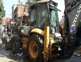 O belediyenin araçlarına el konuldu