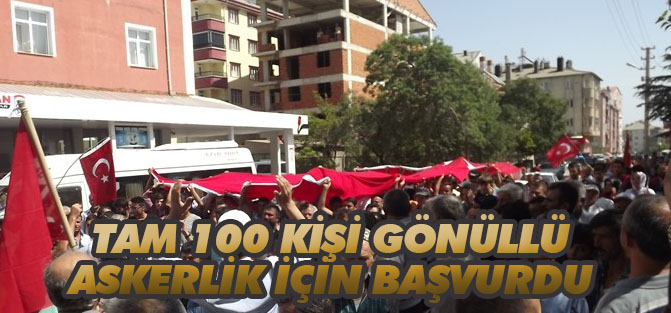 Akkiseliler gönüllü asker olmak istedi