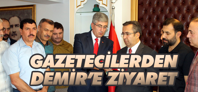 Konya'da Gazetecilerden Emniyet Müdürü Demir’e ziyaret