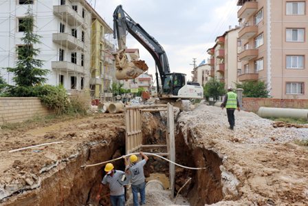 Güneysınır Kanalizasyona Kavuşuyor
