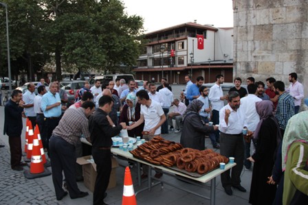 Şehitler için dua edildi