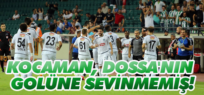 Aykut Kocaman, Dossa'nın golüne sevinmemiş