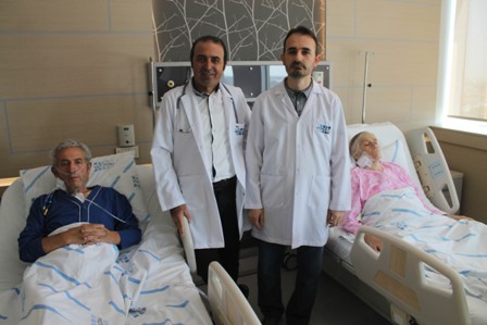 46 yıllık evli çift peş peşe bypass oldu