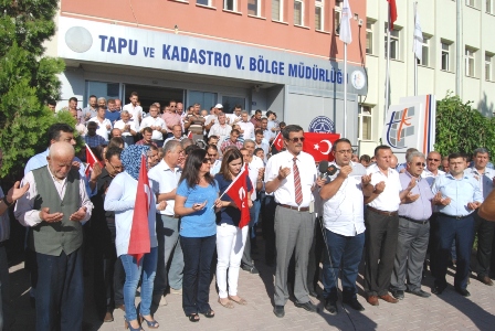 Tapu Kadastro'dan şehitlere dua