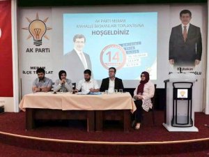 AK Parti Meram’da mahalle başkanları toplantısı gerçekleştirildi